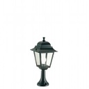 Lampada da esterno in alluminio pressofuso con diffusori in vetro trasparente - Altezza max 210mm - Potenza massima 100W nero