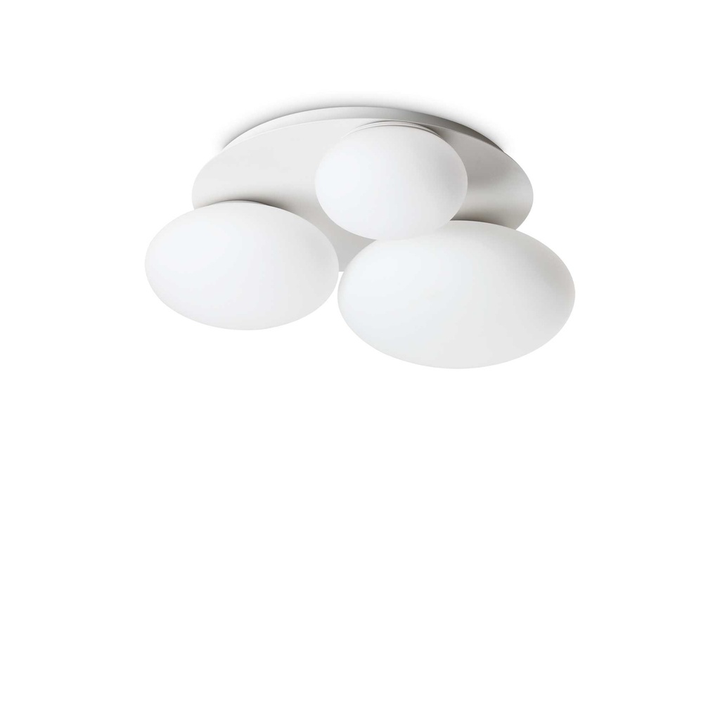 Lampada da soffitto bianco L 460 x H 160 x P 400 mm