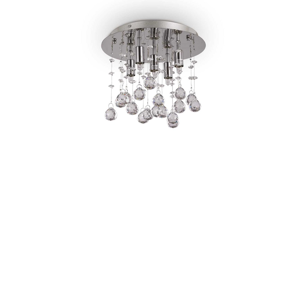 Lampada da soffitto cromo D 260 x H 200 mm