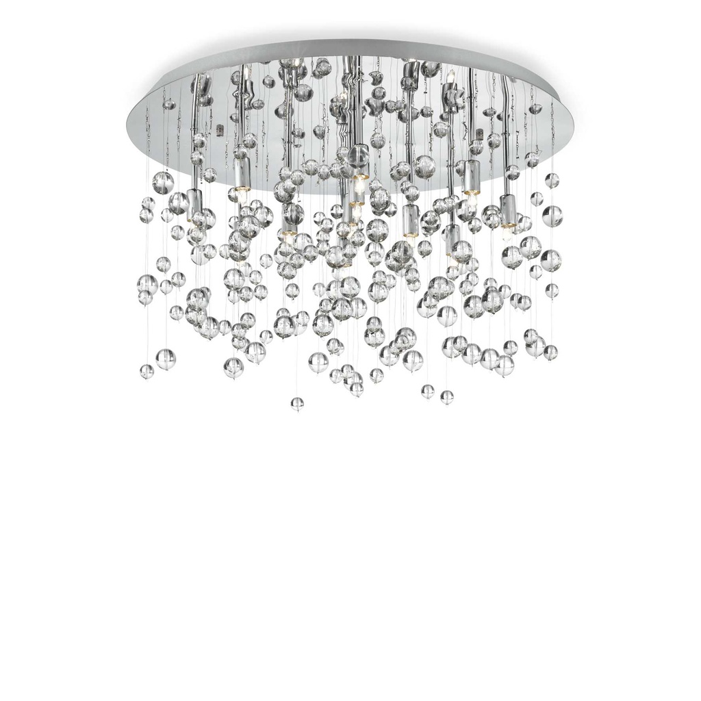 Lampada da soffitto cromo D 405 x H 315 mm