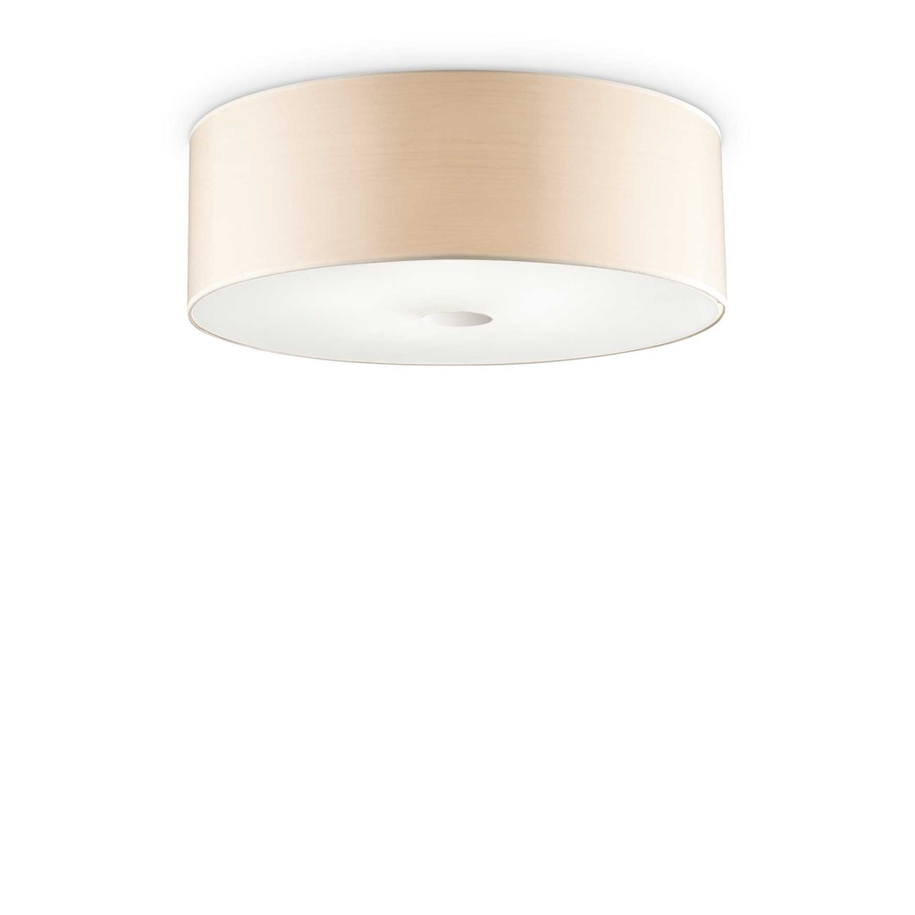 Lampada da soffitto legno D 600 x H 200 mm