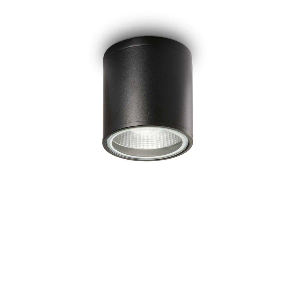 Lampada da soffitto nero D 110 x H 115 mm