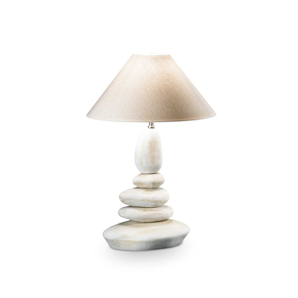 Lampada da tavolo pietra D 380 x H 560 mm