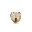 Lampada da tavolo stile moderno  ottone lucido cm 25 h