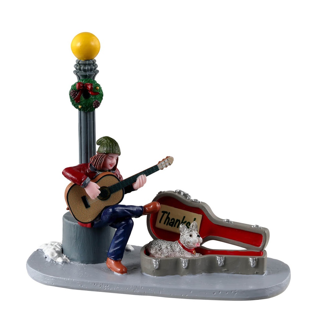 Lemax Downtown Busker - Busker del centro città per villaggio di Natale