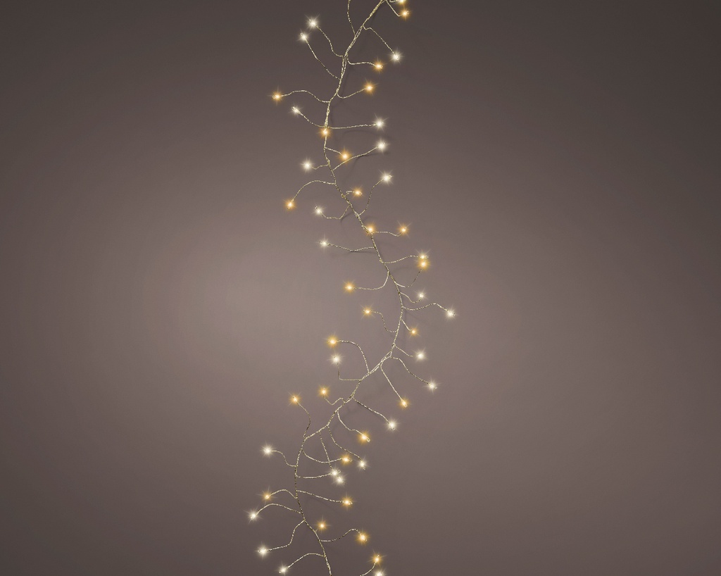 Luci compatte per porte Micro LED con 8 funzioni di effetto sfavillante per esterni 550 cm