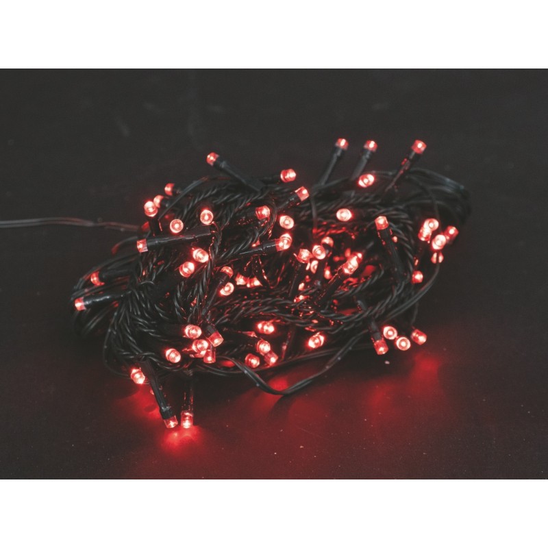 Luci led rosse da esterno 12 metri + 5 cavo