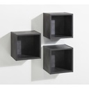 Mensole Vittoria 3 cubi modulari