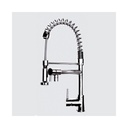 Miscelatore da cucina con doccetta finitura cromo h.58x19 cm