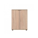 Mobile scarpiera multiuso 2 ante ripiani sonoma 60x34xh.78 cm(SHC220SN1)