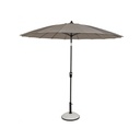 Ombrellone da giardino Atlanta cm 270x h240 con snodo Antracite-Tortora