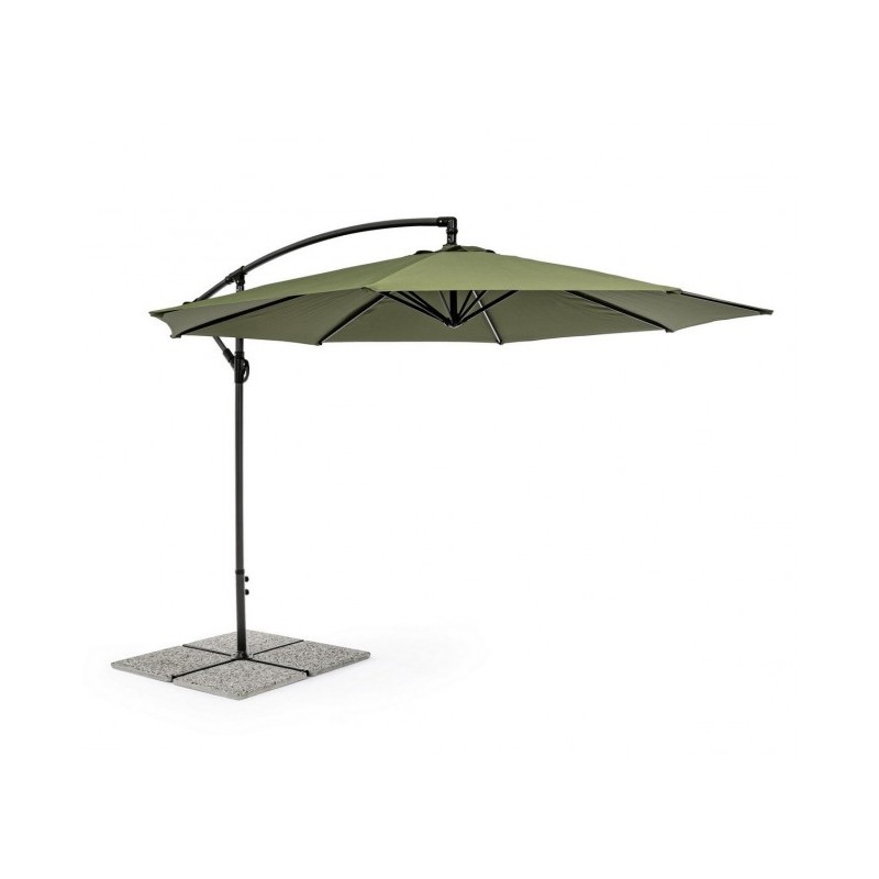 Ombrellone da giardino con braccio a 360°Texas cm 300x h260 Antracite-Olive iperbriko
