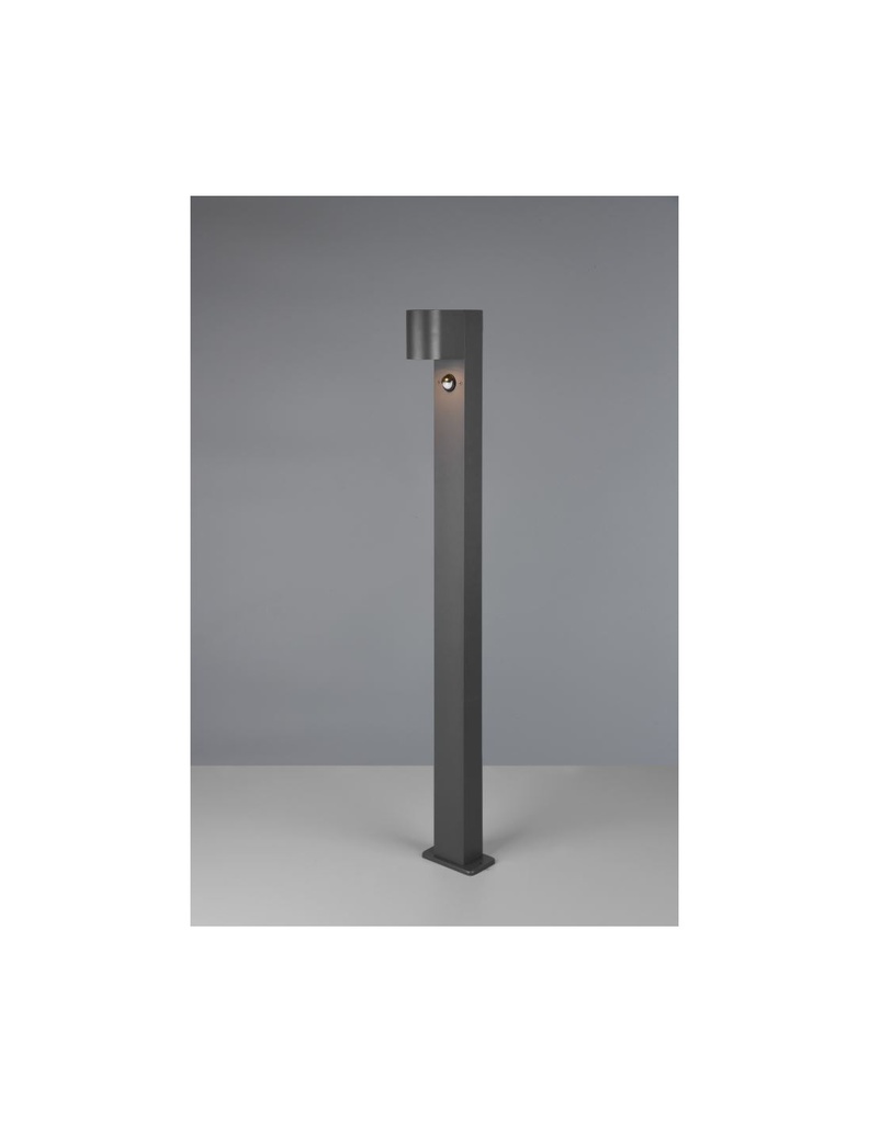 Palo Alto Giardino 1xGU10 Roya Antracite IP44 Sensore Movimento Trio Lighting