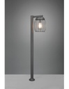 Palo Da Esterno Tuela Diffusore Gabbia Metallica Antracite IP44 Trio Lighting