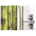 Paravento stampa 3 ante bambu cm 120,6x2,5xh180,6x2,5xh180