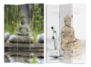 Paravento stampa 3 ante buddha cm 120,6x2,5xh180,6x2,5xh180