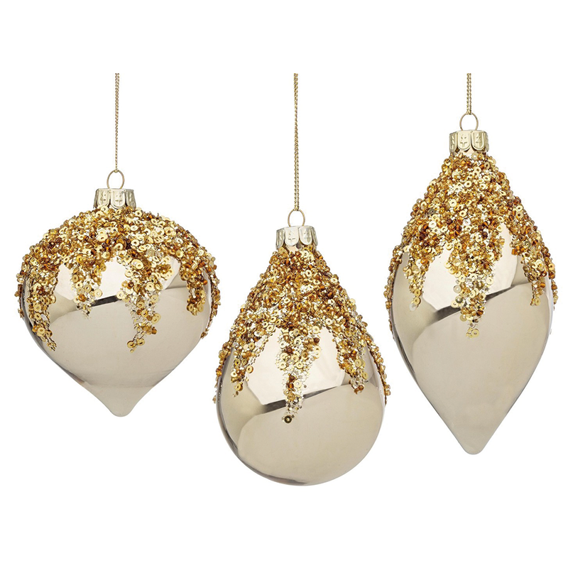 Pendaglio in vetro oro TRIUMPH assortiti