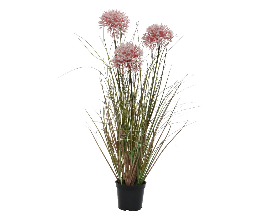 Pianta in plastica con vaso 25x25x60h cm