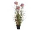 Pianta in plastica con vaso 25x25x60h cm