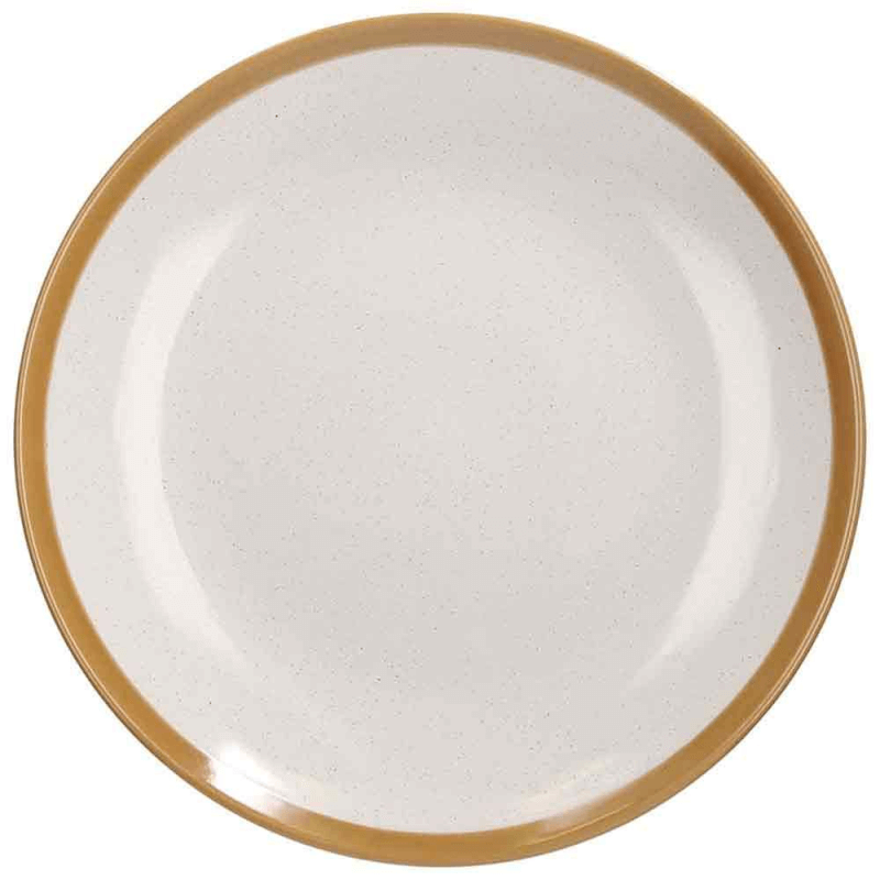 Piatto Piano 27 Cm Woody Stoneware Beige