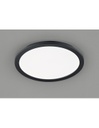 Plafoniera Rotonda Camillus Led Dimmerabile Nero IP44 Ø40 cm Trio Lighting
