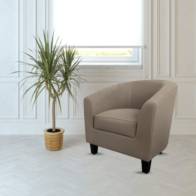 Poltrona Halong tessuto beige