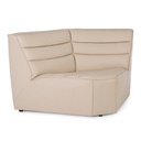 Poltrona angolo beige in legno stile design