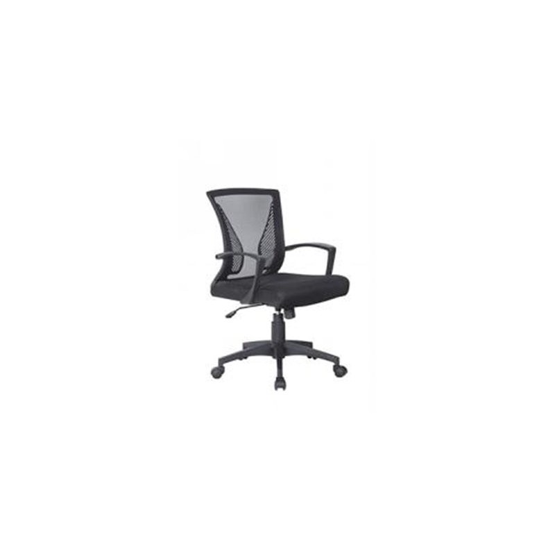 Poltrona da ufficio con schienale traspirante nero cm 57 x 65 x 91 h