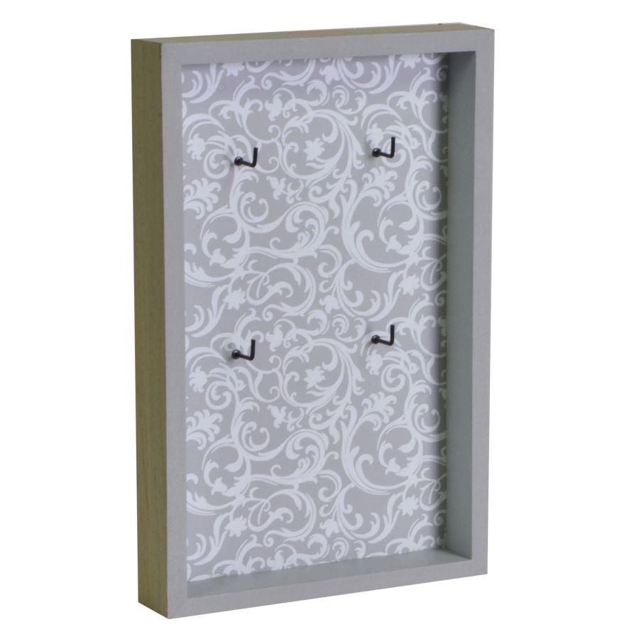 Portachiavi legno rebecca 4p cm16x3,5h25