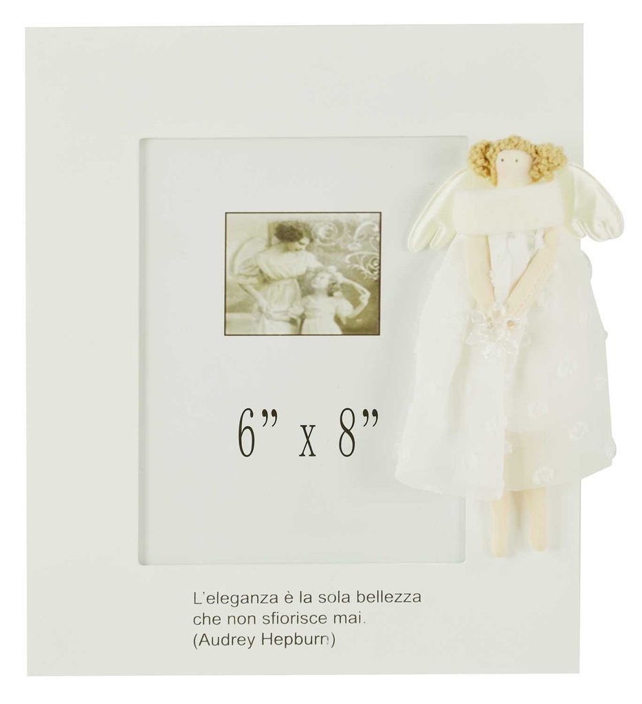 Portafoto dream prencesses eleg. biancosd-0813cm. 24 x 2,5 x 29