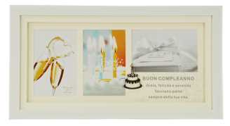 Portafoto grande buon compleanno me-0024 cm. 44,5 x 24 x 2,5