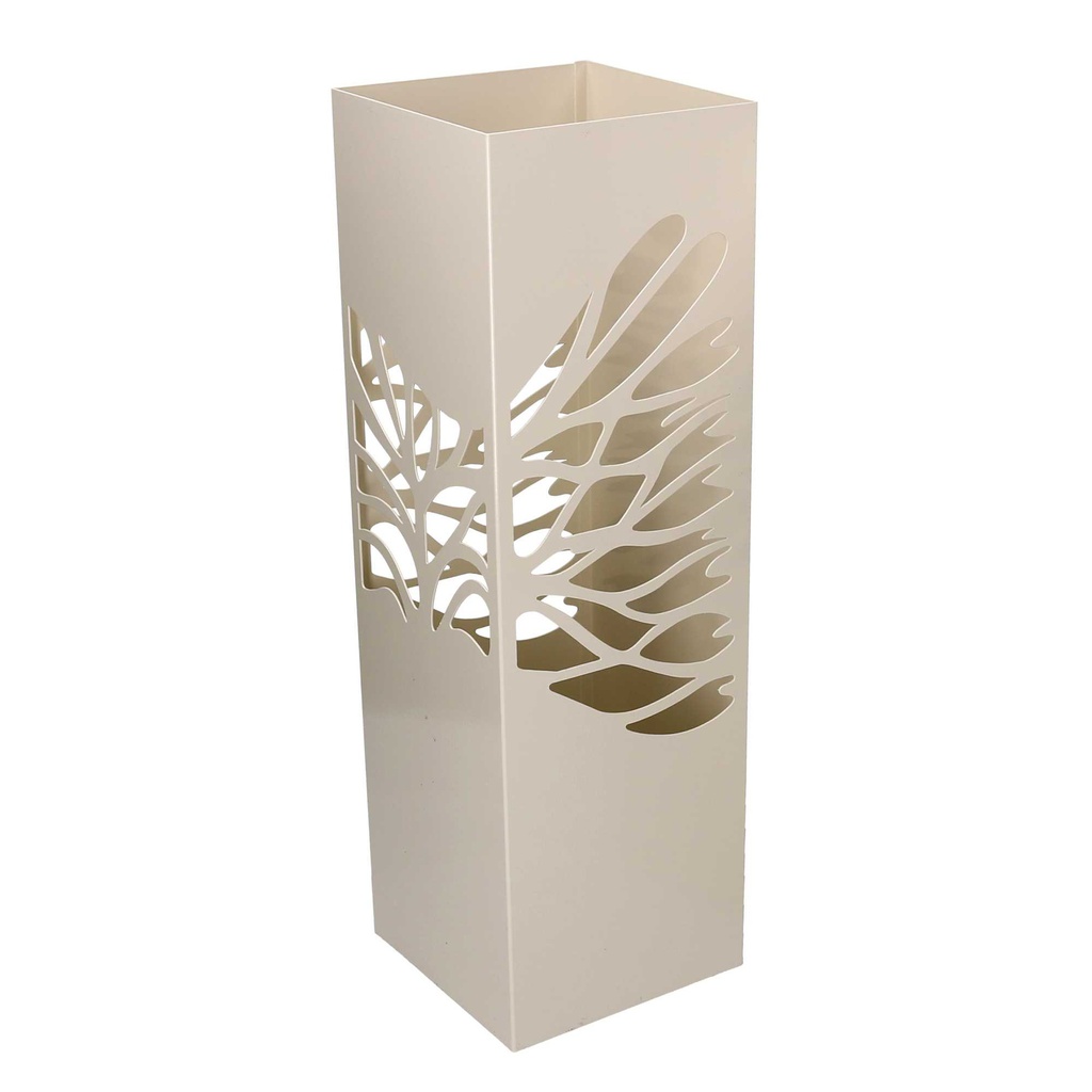 Portaombrelli metallo albero crema quadro cm 15