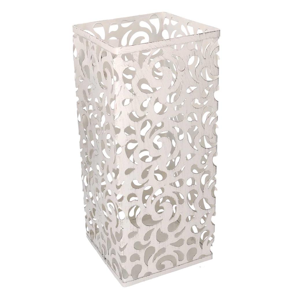 Portaombrelli metallo crema quadro cm 20