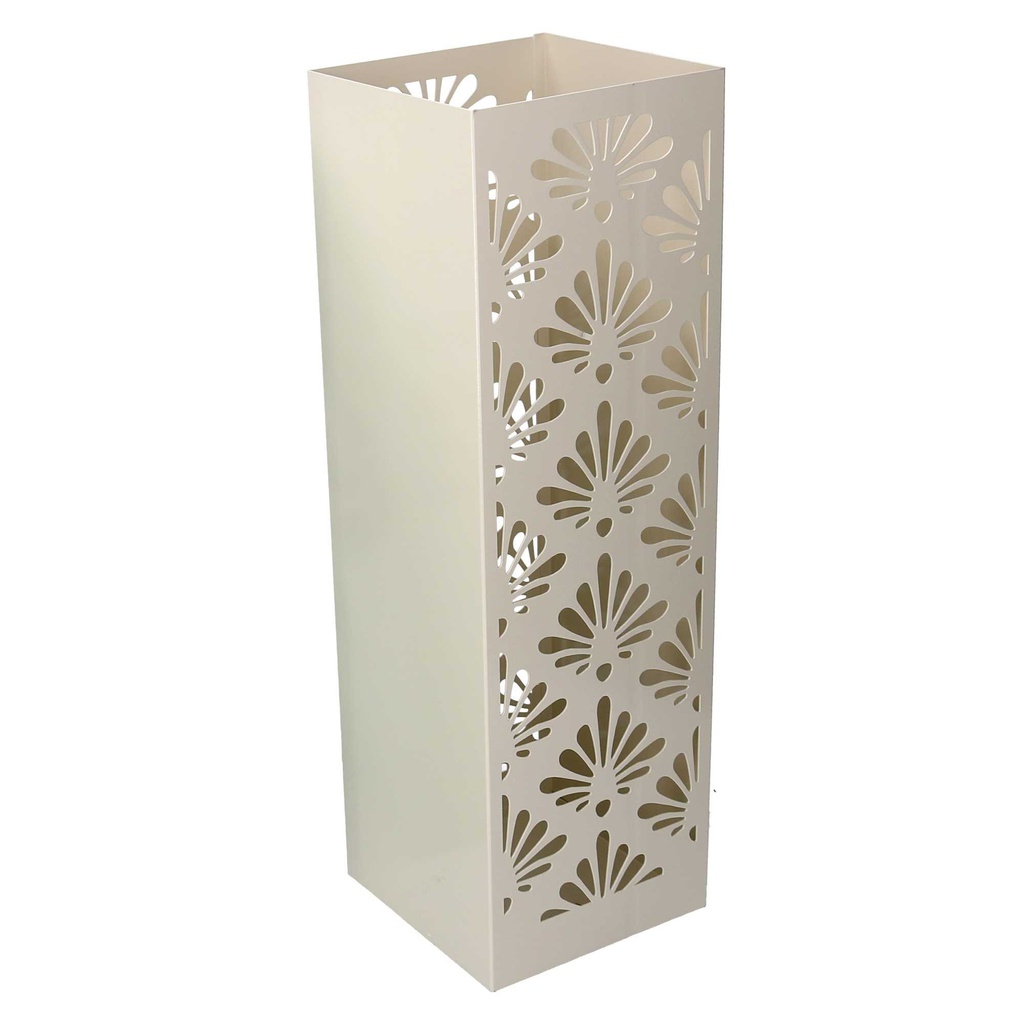Portaombrelli metallo damasco crema quadro cm 15