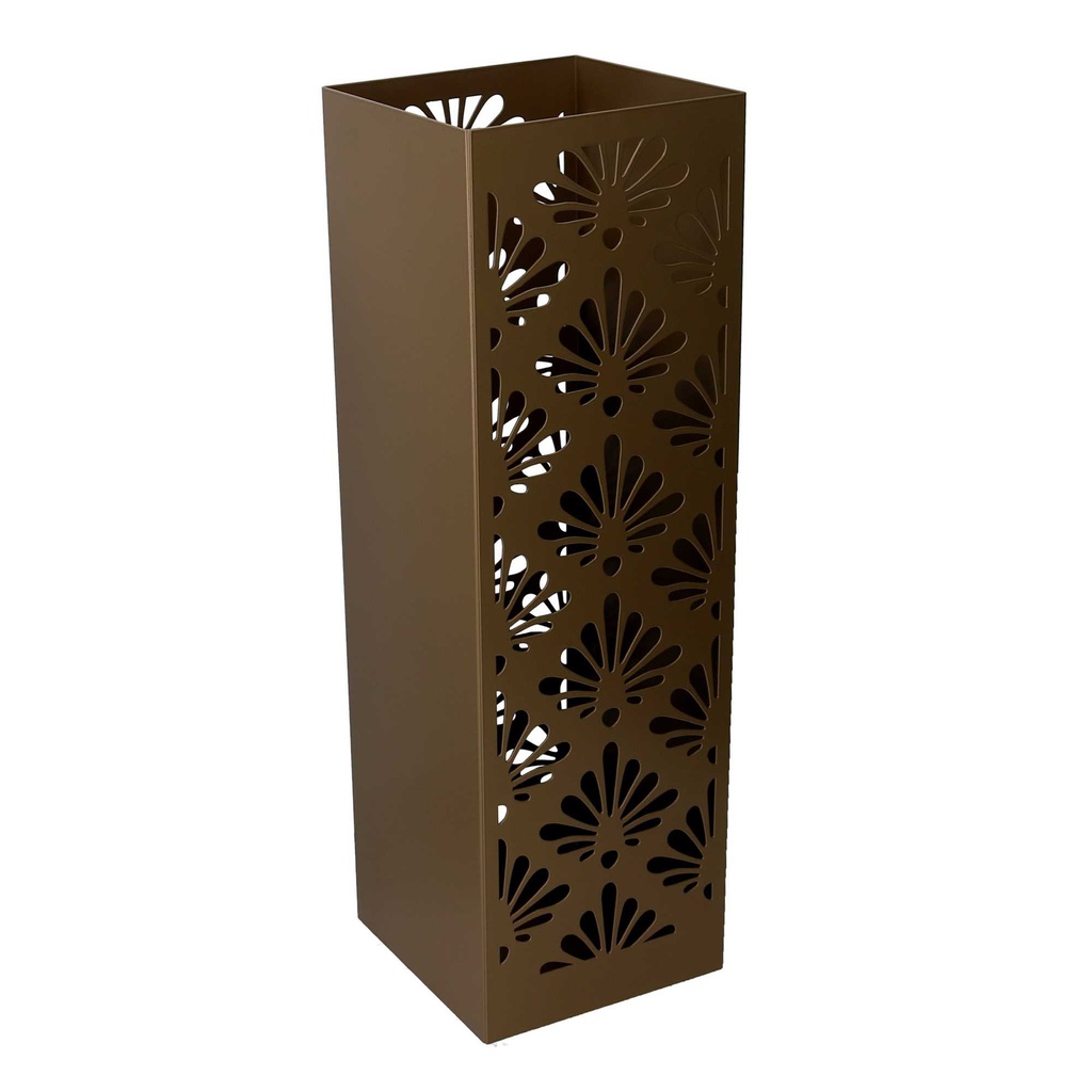 Portaombrelli metallo damasco oro quadro cm 15