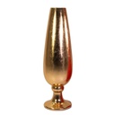 Portavaso resina oro lucido cm ø36h130