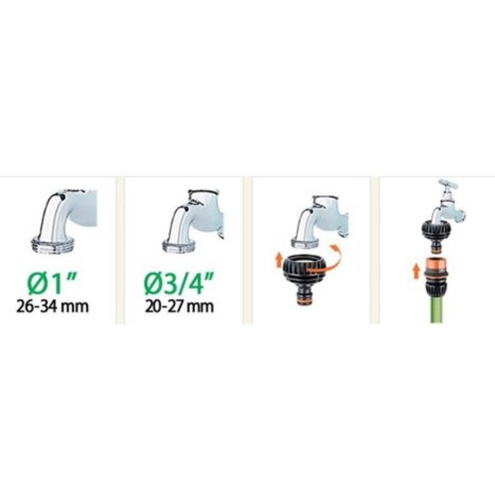 Presa rubinetto Ecogrip 3-4&quot; - 1&quot;