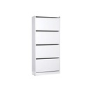 Scarpiera 4 ante a ribalta bianco 73x26xh.157 cm(SHC540BY1)
