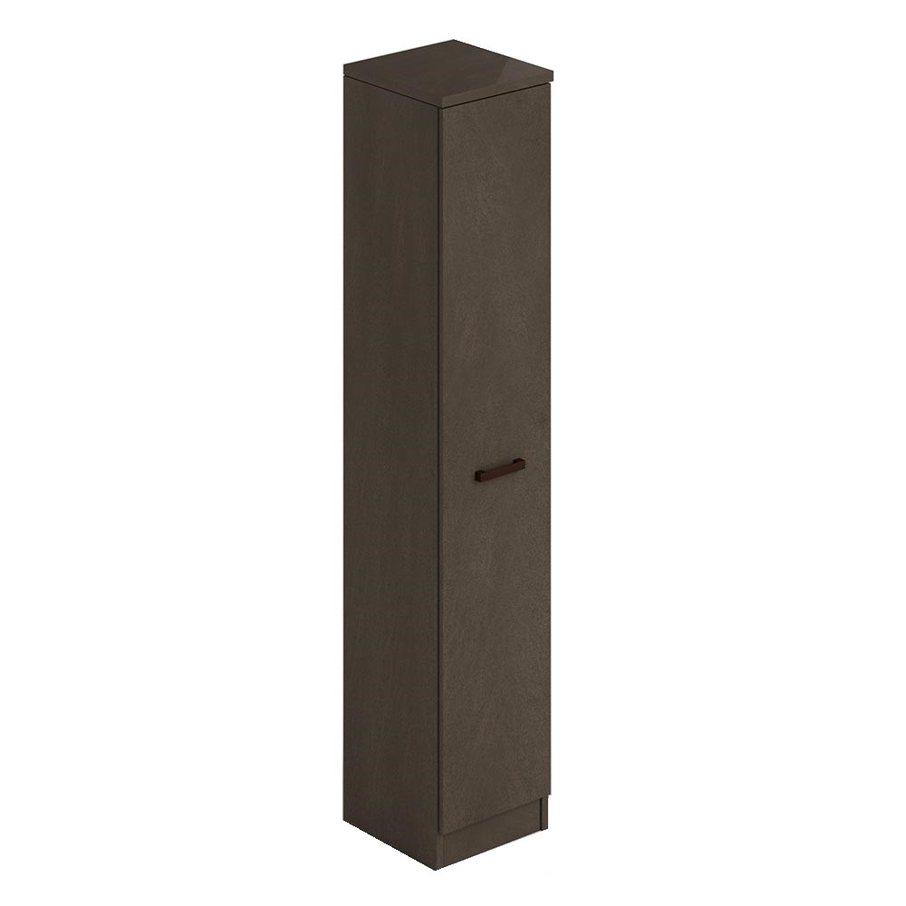 Scarpiera fango in legno con un’anta e 6 ripiani cm h182x36x38 Iperbriko