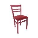 Sedia Cromica rosso EFFEZ