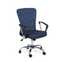 Sedia ufficio tessuto blu Brisbane