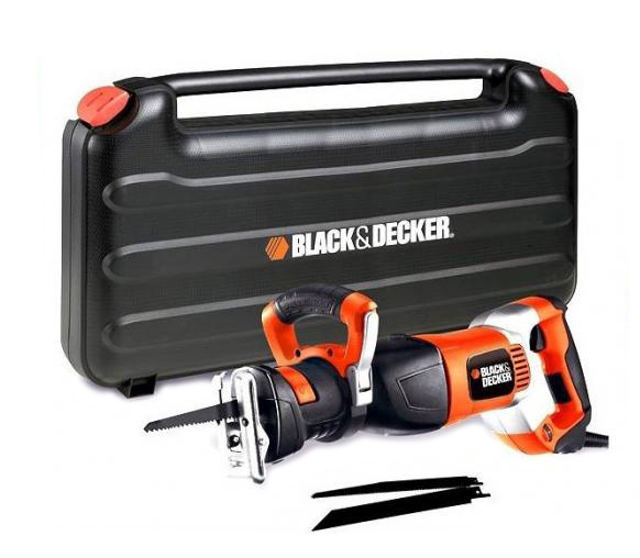 Sega a gattuccio 1050W + 3 lame + accessori Black e Decker