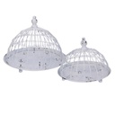 Set 2 vassoio c/coperchio us-0948
