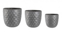 Set3 P.Vaso Pyramid Bomb Antracite