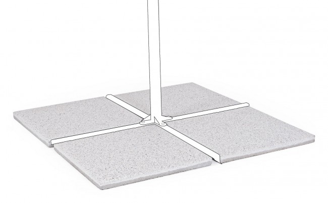 Set4 Marmette 50X50 20Kg Cemento Mix Bia - 