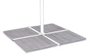 Set4 Marmette 50X50 20Kg Cemento Wenge - 