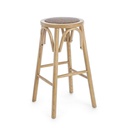 Sgabello bar in legno naturale stile rustico