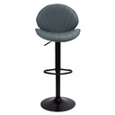 Sgabello regolabile Tunn grigio con piede nero  52x56x90 cm