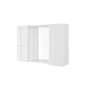 Specchiera bagno due ante Bianco 91x17x h61 cm