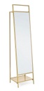 Specchio Stretto con Portabiti Ekal Oro  Cod.0242616